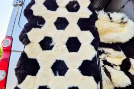 Premium Patchwork Sheepskin rugs/decoration