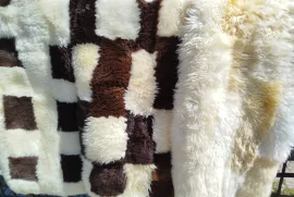 Premium Patchwork Sheepskin rugs/decoration